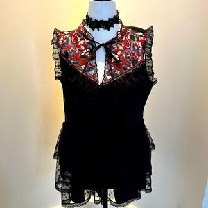 Kate Spade blouse…2 layers. Very light weight and flattering